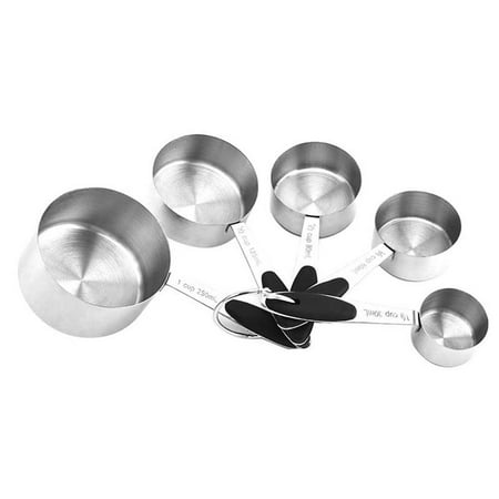 

xinst 10Pcs Stainless Steel Coffee Powder Scoop Measuring Cup Spoon Baking Tools Set