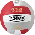 thumbnail image 2 of Balón de Voleibol Tachikara Scarlet White Silver Gray Compuesto de Alto Rendimiento Oficial, 2 of 2