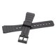 thumbnail image 1 of Correa de reloj de pulsera Premium Instalación conveniente Correa de reloj de pulsera transpirable de 18 mm hebilla negra, 1 of 8