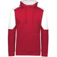 thumbnail image 3 of Holloway 222540.408.M Adult Blue Chip Hoodie, Scarlet & White - Medium, 3 of 5