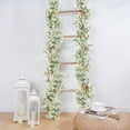 thumbnail image 6 of Pakyozj 1Pcs Artificial Flowers Vines, 5.9 FT Faux White Hanging Garland, Real Touch Fake Gypsophila for Wedding Party Backdrop Wall Home Decor, 6 of 7