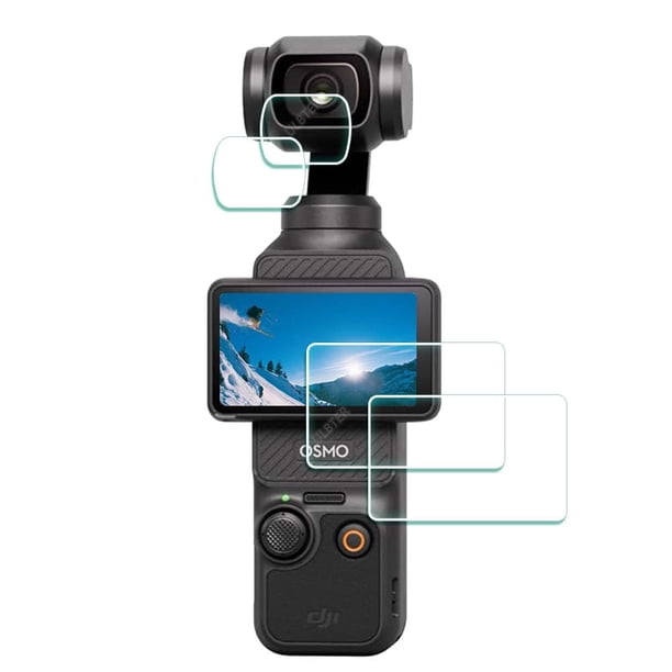 Protector de pantalla y lente ULBTER para DJI Osmo Pocket 3, paquete de 4