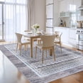 thumbnail image 2 of Ultrug Soft Boho Area Rug Moroccan Geometric Rugs Washable Carpet for Bedroom Living Room Home Decor,4'x6',Gray Blue, 2 of 7
