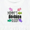 thumbnail image 4 of Inktastic Mommy's Fishing Buddy with Colorful Fish Girls Baby Dress, 4 of 5