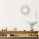 thumbnail image 3 of Espejo de pared para colgar, espejo de macramé, espejo decorativo redondo montado en la pared, adorno artístico para apartamento, hogar, dormitorio, sala de estar, 3 of 6