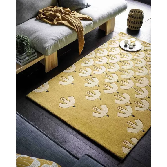 Pajaro Modern Handmade Tufted Area Rug High Low Carpet 100% Woolen Rug