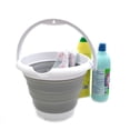 thumbnail image 4 of SAMMART Collapsible Plastic Bucket - Foldable Round Tub - Portable Fishing Water Pail - Space Saving Outdoor Waterpot, size 27cm dia, 4 of 8