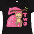 thumbnail image 4 of Inktastic Pink Sloth 2nd Birthday Girls Baby Bodysuit, 4 of 5