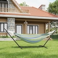 thumbnail image 3 of Hamac Double avec Support, Acier Portable Robuste pour Patio Intérieur/extérieur, Sac de Transport, Capacité de 450 lb., 3 of 6