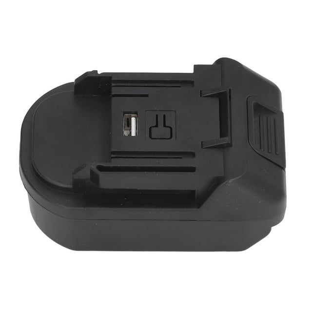 Adaptador De Batería, Protección De Bajo Voltaje, Protección Ligera Contra Cortocircuitos, Adaptador De Batería ABS Con Luz LED Para Batería De Litio YLSHRF 18V to 21V Battery Adapter