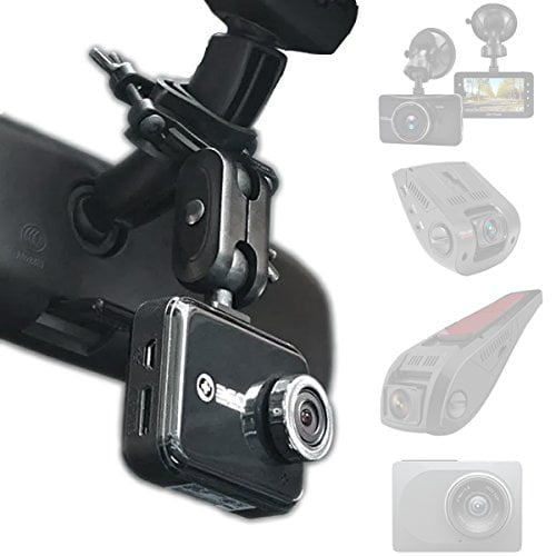 Old Shark YI Peztio Z-Edge and Most Car Dash Camera Falcon F170 Rexing V1P Universal Dash Cam Mount Rear View Mirror Holder with 16 Different Joints Fits AUKEY UGSHD Roav APEMAN VaVa 