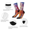 thumbnail image 3 of Logiee Trio Of Dripping Cones Print Adult Socks for Men & Women,Calf Socks, Ankle Socks,Boots Socks,Breathable Casual Sock,Unisex Crew Socks, 3 of 6