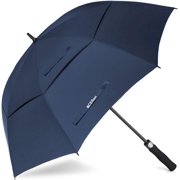 Golf Umbrella Large 58/62/68 Inch Automatic Open Golf Umbrella Extra Large Oversize Double Canopy Vented Umbrella Windproof Waterproof for Men and Women-wpp
