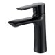 thumbnail image 1 of Llave Monomando baño Lavabo Ovalin Rubinett  Laton Solido Negro Mate 18 Cm, 1 of 3