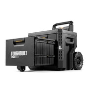 ToughBuilt StackTech 2-Drawer Rolling Locking Box, Portable Tool Storage & Organizer