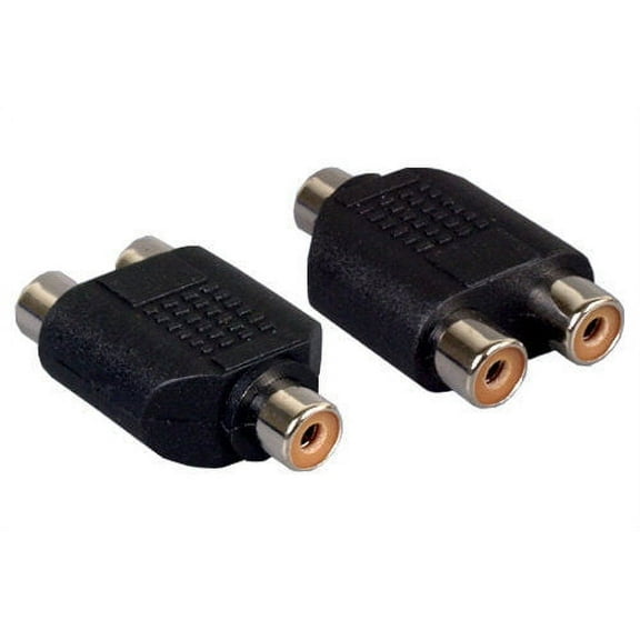 Kentek RCA mono female to RCA RW female F/F Y adapter converter connector for audio stereo TV system