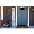 thumbnail image 2 of BarnwoodUSA Rustic Farmhouse 5ft Weathered Gray Vertical Front Porch Welcome Sign, 2 of 5