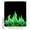 Green, variant on Abstract Green Flame Bathroom Shower Curtains with 12 Hooks Polyester Waterproof Shower Curtain for Stalls and Bathtubs Flickering Fire Pattern Black Decorative Bathroom Privacy Curtain 36x72 Inches
