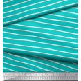 thumbnail image 2 of Soimoi Green Moss Georgette Fabric Vertical Stripe Print Sewing Fabric Yard 42 Inch Wide, 2 of 3