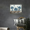 thumbnail image 5 of Farmhouse Bathroom Decor Wall Art Blue Hydrangea Bathroom Pictures for Wall Rustic Country Bathroom Canvas Prints Bathroom Sign Artwork Modern Home Decor for Bathroom Framed Ready to Hang 12"x16", 5 of 6