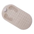 thumbnail image 4 of Homoyoyo Foot Massage Mat 1Set Light Brown TPE Anti-slip Bathing Mat 80x40x1.6in, 4 of 8