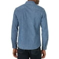 thumbnail image 3 of Wrangler Men’s Slim Fit Long Sleeve Woven Shirt, 3 of 4