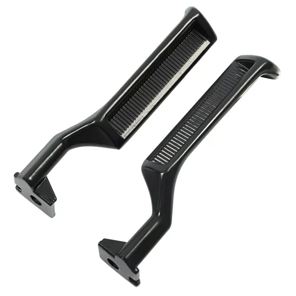 Black Metal Inside Door Handles Pair LH RH For 87-96 Ford F150 F250 F350 Truck