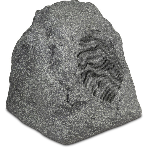 Klipsch PRO-500T-RK 5" Outdoor Rock Speaker, 30W, Granite Finish – Weather-Resistant Landscape Audio for Gardens & Patios