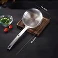 thumbnail image 3 of Isvgxsz Sieve Fine Mesh Strainer Set Stainless Steel Metal Flat Cooking Skimmer Ladle Colander with Handle Food Strainer Kitchen Tools for Kitchen Baking Oil Filter Flour Sifter Foam, 3 of 4