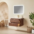 thumbnail image 6 of 30" Wall Mounted & Floating Single Vanity with Ceramic Sink, 6 of 6