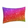 thumbnail image 2 of Queen Size Pillow Cases with Colorful Glitter Design - Envelope Closure for Easy Use - Resists Shrinkage and Fading, 2 of 5