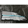 thumbnail image 5 of Thin Blue Line Flag Patch, Large Back Patches for Jackets and Vests, 5 of 5