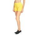 thumbnail image 1 of Women's 12" Exercise Yoga Running Bike Athletic Gym Shorts Workout Stretch Yellow, 1 of 1