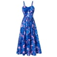 thumbnail image 1 of Vestido GRACE KARIN Sundress para mujer 2025 con estampado floral de verano, 1 of 7