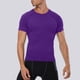 thumbnail image 1 of pstuiky camiseta de hombre, Camisa deportiva de color liso con mangas raglán cortas y cuello redondo para hombre camisas casuales para hombre l, 1 of 4