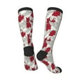 thumbnail image 4 of Balery Leaves And Anemone Fun Novelty Socks Men'S Women'S Crew Socks Funny Crazy Novelty Socks Quirky And Cool Socks, 4 of 9