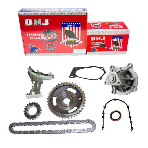 DNJ TK328WP Timing Chain Kit with Water Pump Fits Cars & Trucks 94-03 Buick 2.2L L4 OHV 8V