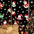thumbnail image 2 of Christmas PVC Stickers White Christmas Snowman Christmas Tree Christmas Decoration Stickers Wall Stickers, 2 of 5