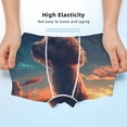 thumbnail image 3 of Yiaed Starry Sky Cloud Puppy Print Boys' Boxer Briefs Cotton Casual Stretch Comfort Boys Boxers - Kids Boxer Briefs Underwear for Boys (6-18)-X-Small, 3 of 5