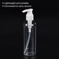 thumbnail image 4 of Unique Bargains 200mL Airless Pump Bottles 6 Pack Portable Refillable Dispenser Containers for Travel Shampoo Lotion, Clear, 4 of 5