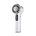 thumbnail image 2 of Linnome Portable Handheld Fan with Digital Display Turbine Cool Function USB Rechargeable for Office Home Adjustable Wind Speed 6.1x2.36x1.57in, 2 of 6