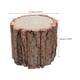 thumbnail image 4 of ColoMX Maceta de madera con corteza para flores, pequeño cubo de madera, estilo rústico, para el hogar., 4 of 7