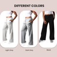 thumbnail image 4 of Pantalones deportivos Common Stitch, 3 unidades, forro polar, pernera ancha, 4 of 7