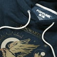 thumbnail image 2 of Harry Potter Learning, Wit, Wisdom, Ravenclaw Unisex Adult Slim Fit Pull-Over Heather Hoodie, Navy, Large, 2 of 5