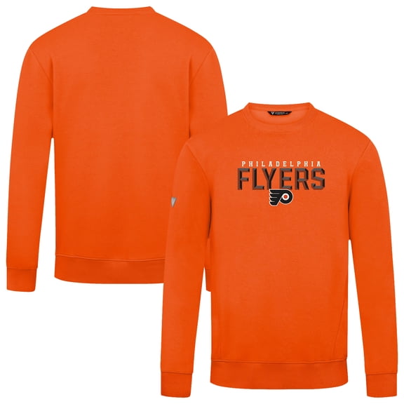 Men's Levelwear Orange Philadelphia Flyers Zane Carve Pullover Sweatshirt