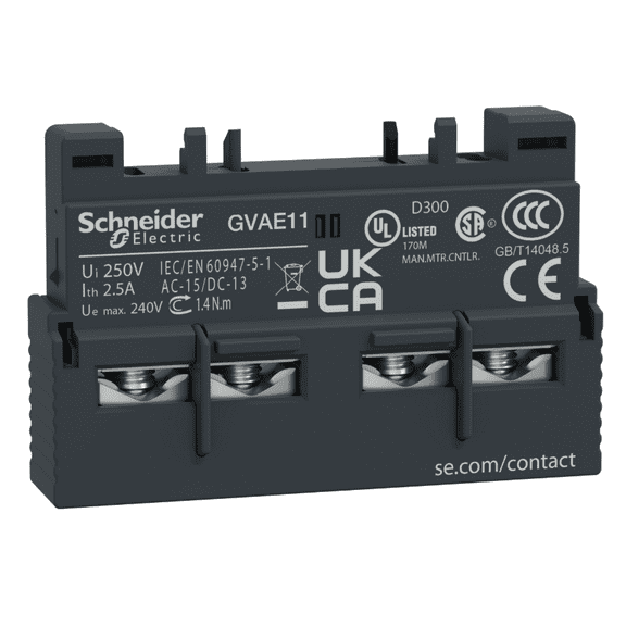 GVAE11 Schneider Auxiliary Contact Block NO NC