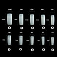 thumbnail image 3 of 500PCS Half Cover False Nails Tips, 10 Sizes Artificial False Nails Tips, French Style Acrylic Artificial Tip with Box for DIY Nail Art, 3 of 7
