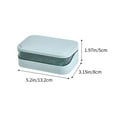 thumbnail image 3 of WZXPWT Soap Box, Bathroom Soap Dish with Lid, Draining Soap Holder, European Style Plastic Soap Case, 3 of 6