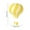 Yellow, variant on Hot Air Balloon Decor 18 Inch, Hanging Paper Lantern for Party Decorations, Pre-Assembled with Metal Hook for Ceiling, Multicolor Decor for Birthday Wedding Christmas Classroom Mall Decor