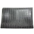 thumbnail image 5 of Waverly Inspirations 52" Faux Leather Crocodile Print Upholstery Home Decor Fabric By The Yard, Gray, Available In Multiple Colors, 5 of 6
